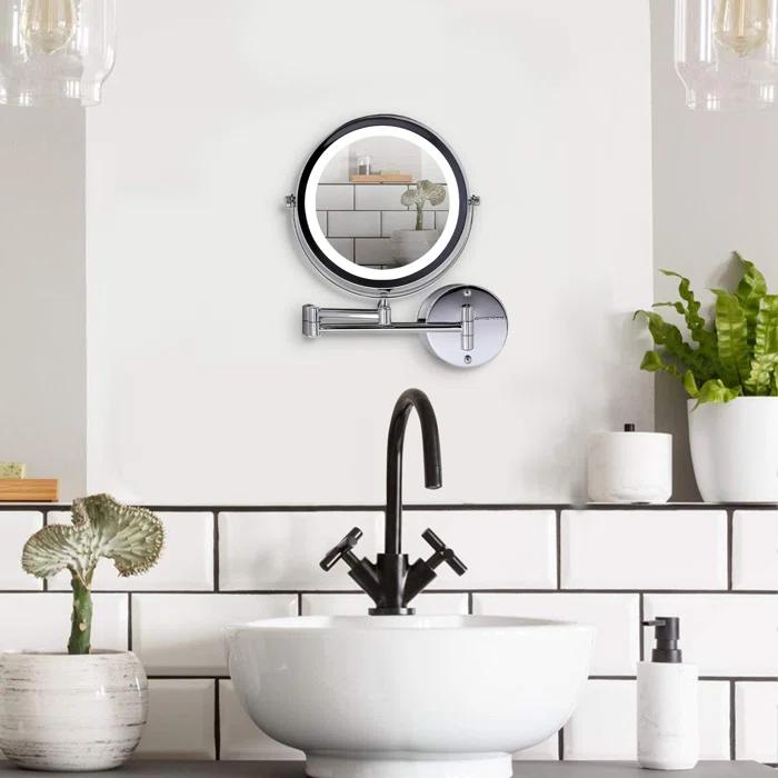 Ovente Concave LED Wall Mirror