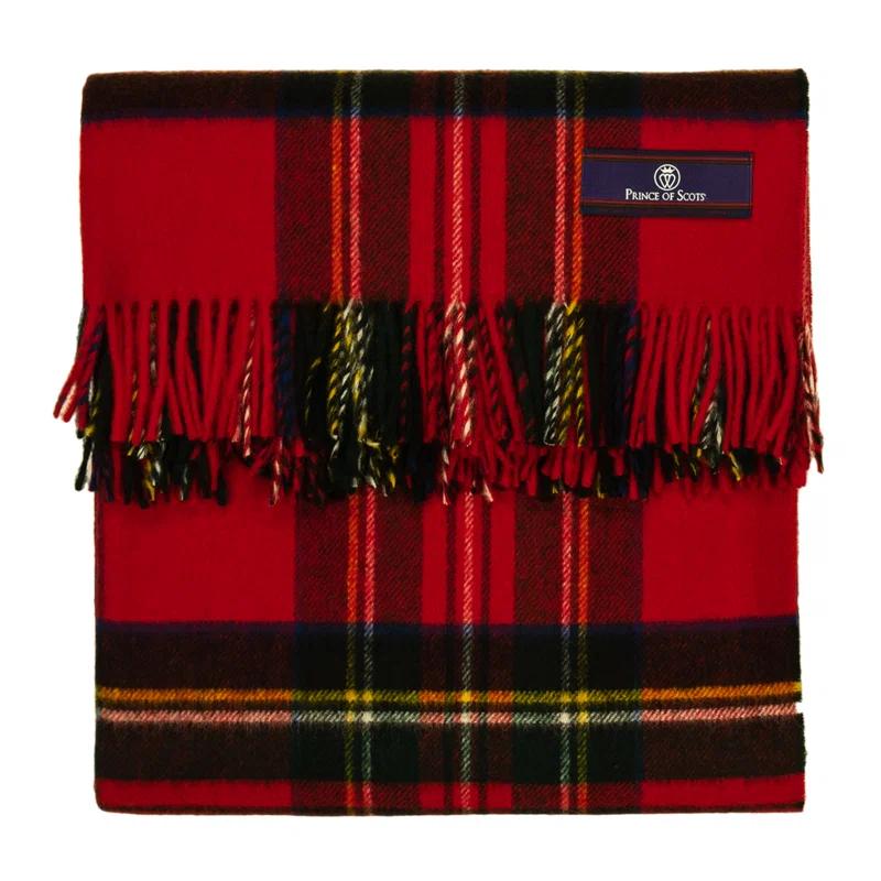 Prince of Scots Hand Woven Throw Blanket