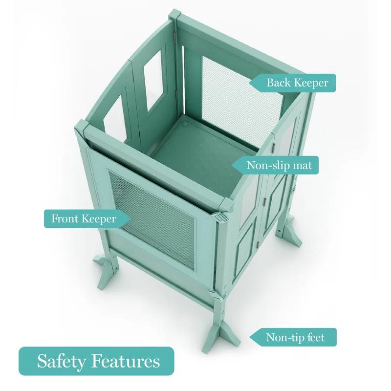 Martha Stewart Martha Stewart Living & Learning Kids' Kitchen Helper Foldable Step Stool