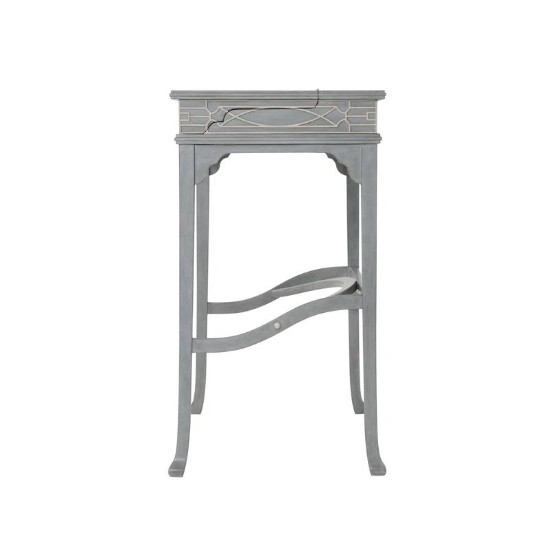 Theodore Alexander Campaign Solid Wood Secretary Desk