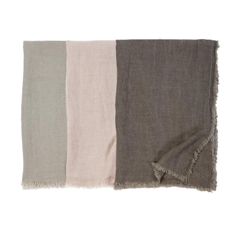 Laurel Oversized Linen Throw