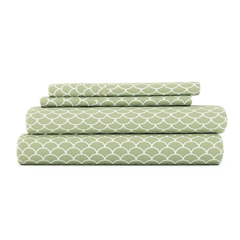 Becky Cameron Simply Soft™ Scallops Pattern Microfiber Sheet Set