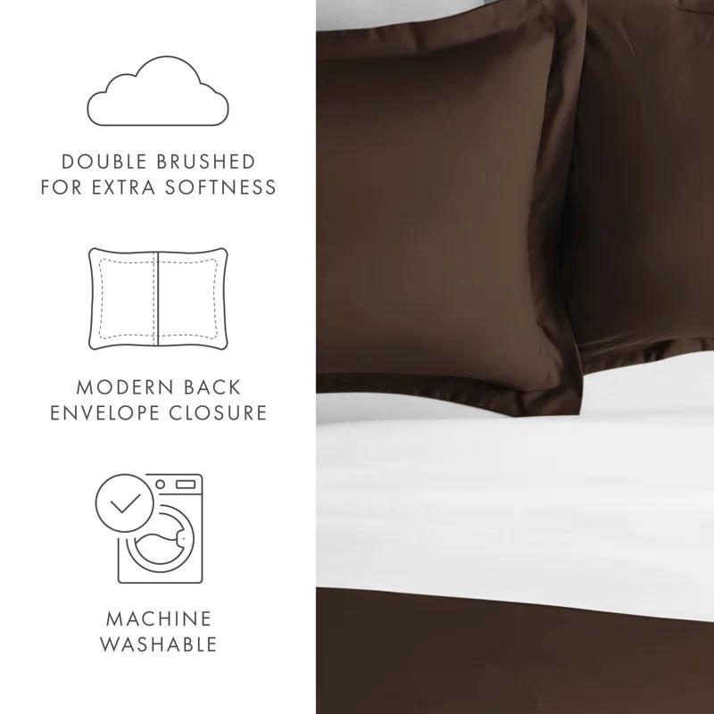 Becky Cameron Pillow Shams 2-Pack Microfiber Ultra Soft Bedding (Set of 2)