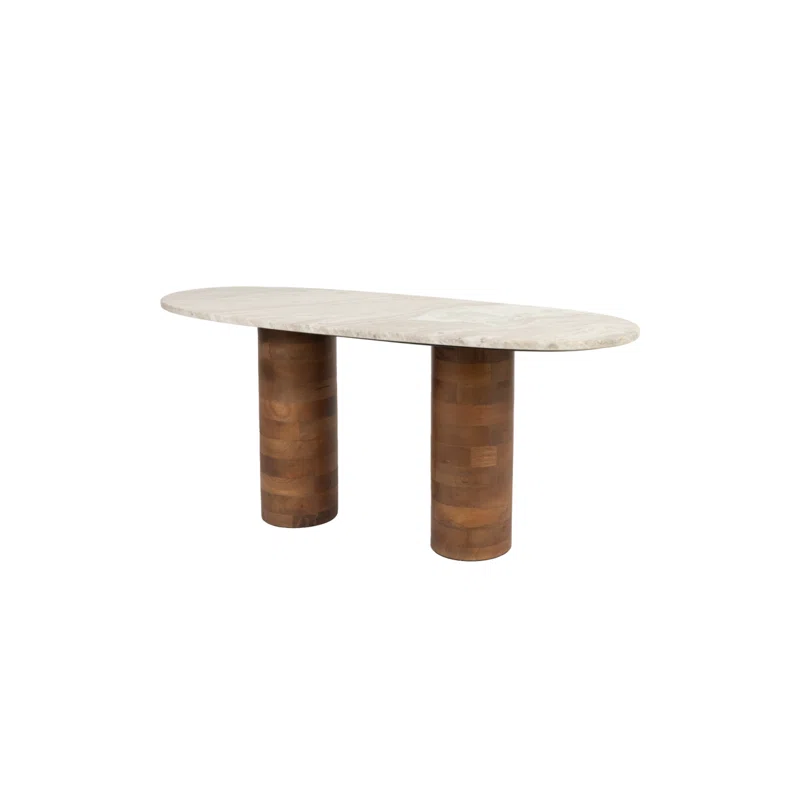 Luxury Furnitures Kouk Marble Top Single Coffee Table