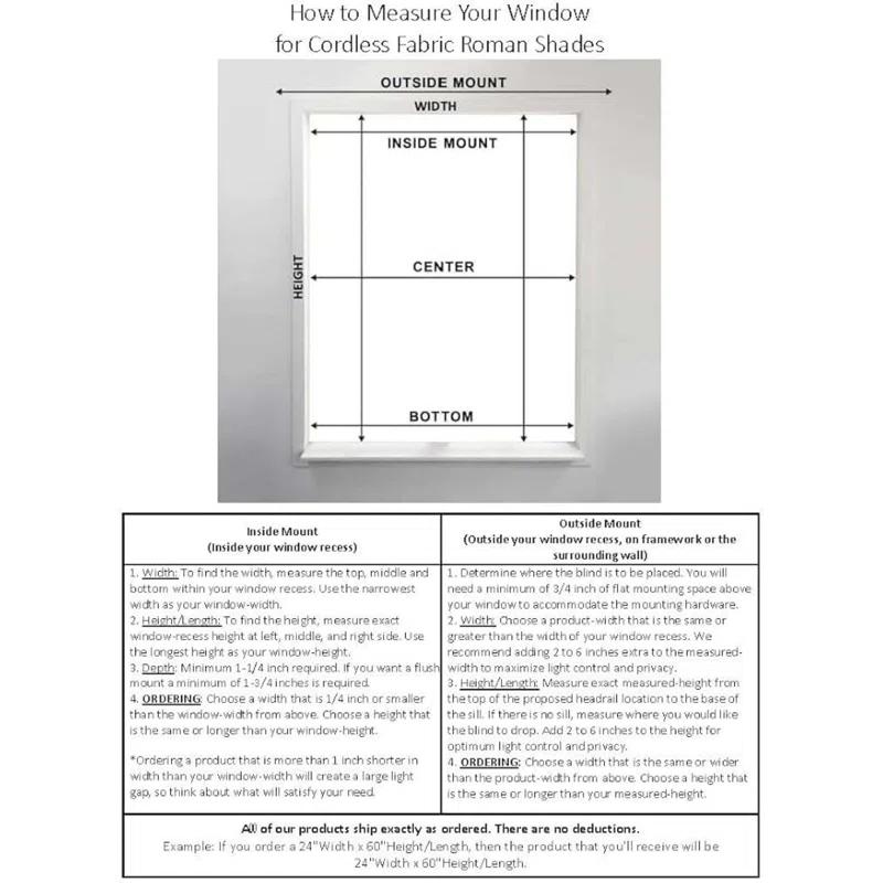 Arlo Blinds Blackout Roman Shade