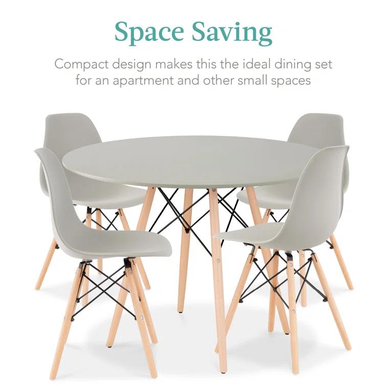 George Oliver Fechter 4 - Person Four Leg Dining Set