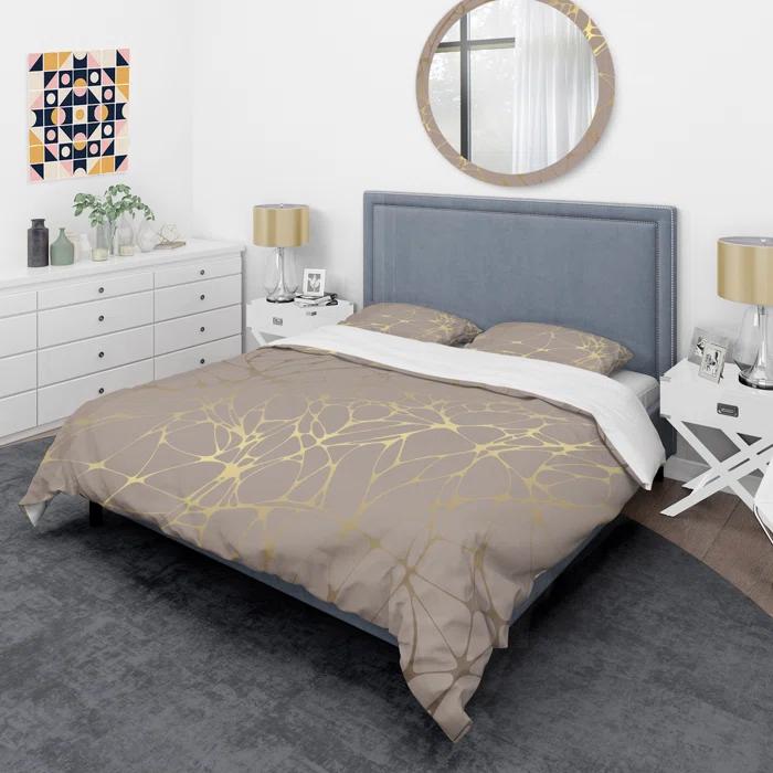 Design Art Retro Art Deco - Mid century bedding set - Modern Mid-century Bed cover set