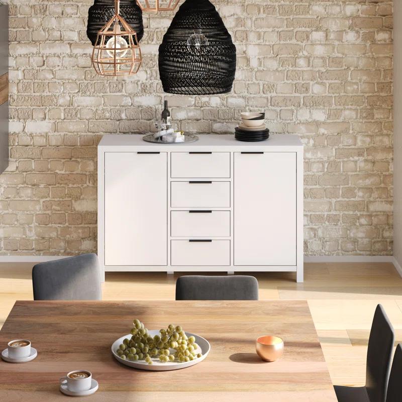 Simpli Home Hollander 54'' SOLID WOOD Sideboard Buffet