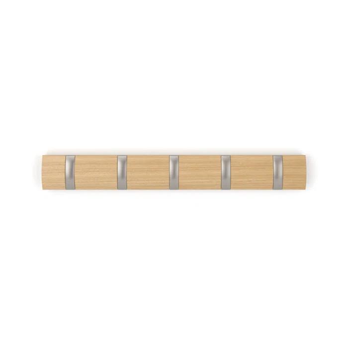 Flip 5 - Hook Solid Wood Coat Rack