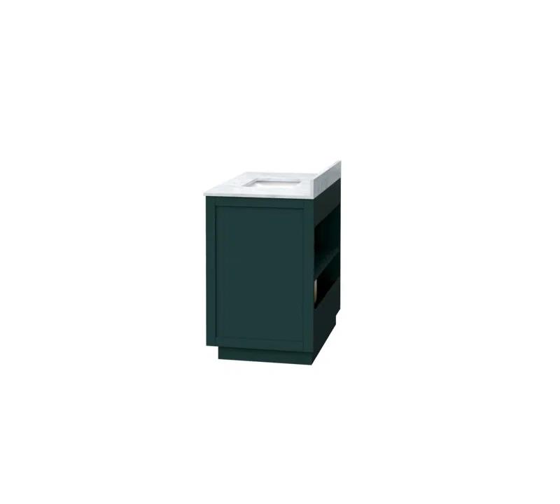 Wyndham Collection Miranda 36" Freestanding Single Bathroom Vanity with Cultured Marble Top