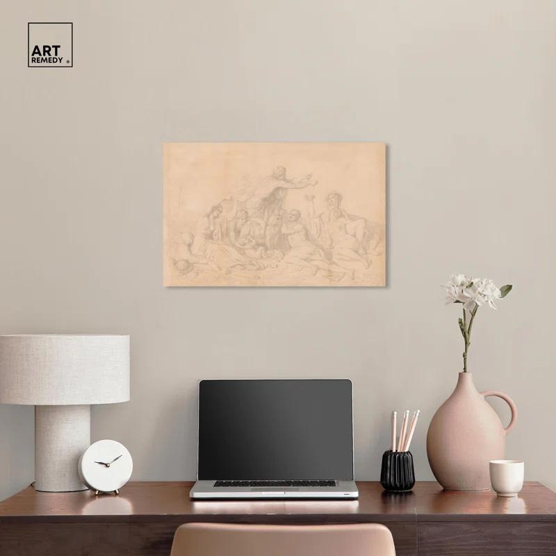 Art Remedy The Nursing of Jupiter Canvas Vintage Art by Art Remedy