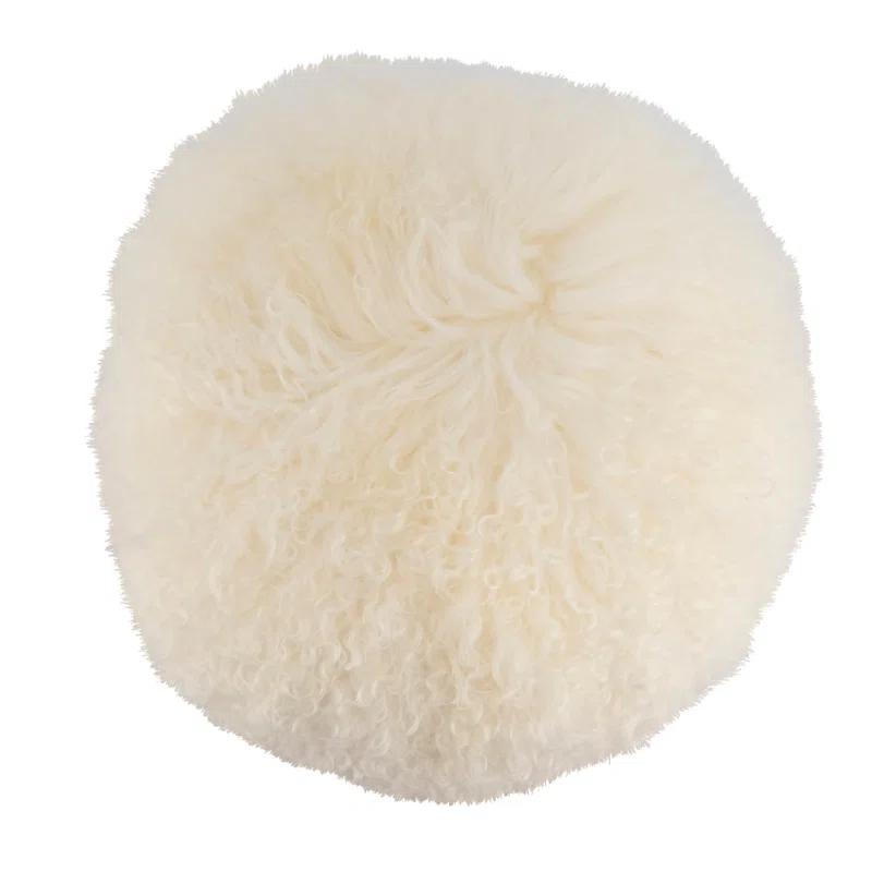 Mongolian Lamb Pillows Lumbar Throw Pillow