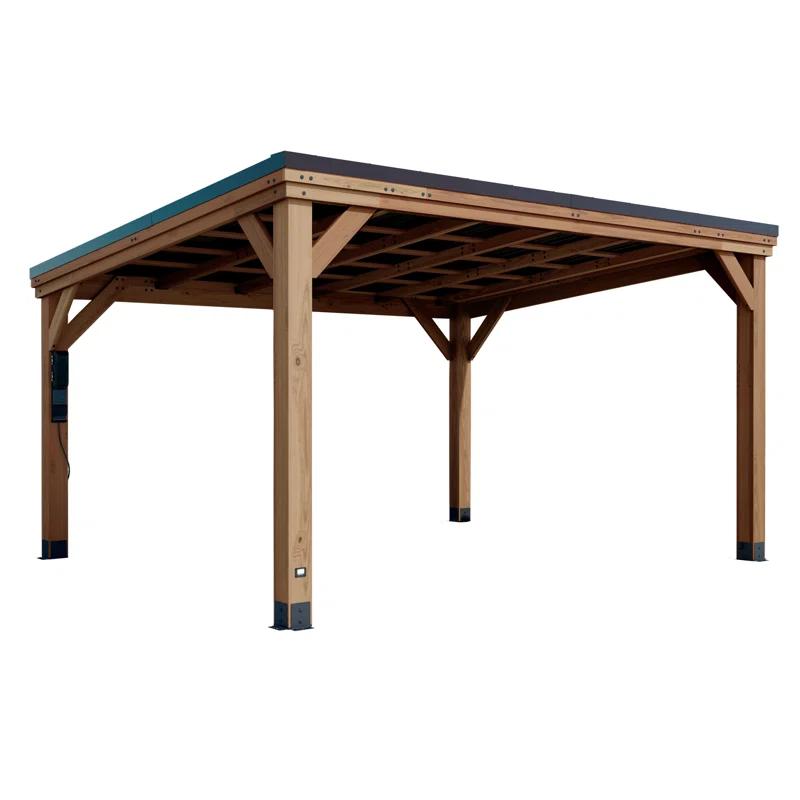 Backyard Discovery Backyard Discovery 14 X 12 Arcadia Sloped Roof Gazebo
