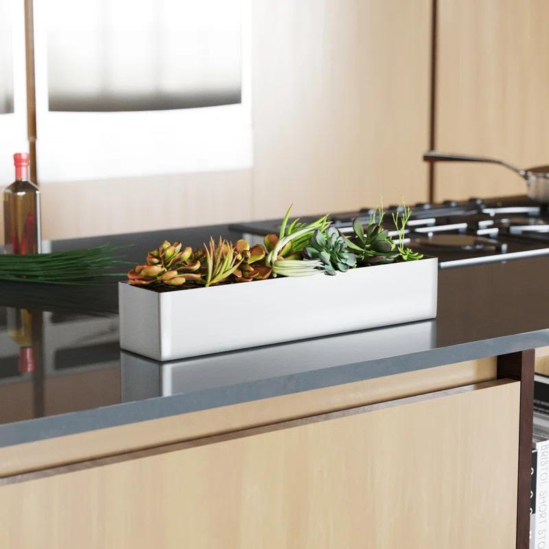 Geo Series Handmade Metal Planter Box