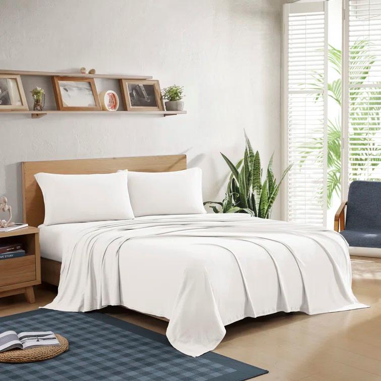 Brielle Jersey Cotton Blend Jersey Knit Sheet Set