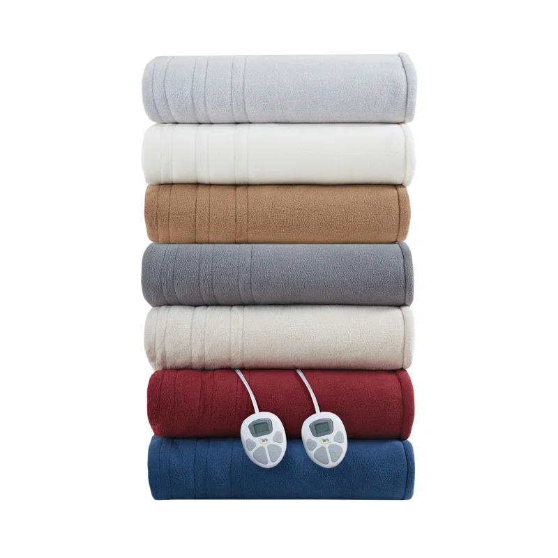 Serta Serta Fleece to Sherpa Heated Blanket