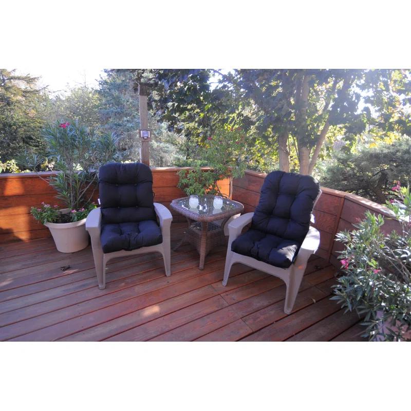 Outdoor 3'' Adirondack Chair Seat / Back Cushion