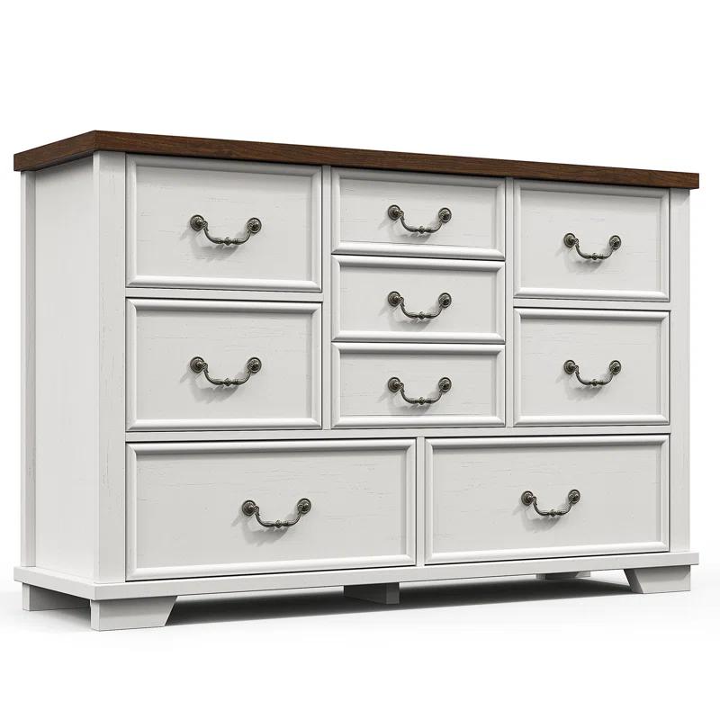 Charlton Home® Dresser For Bedroom With 9 Drawers