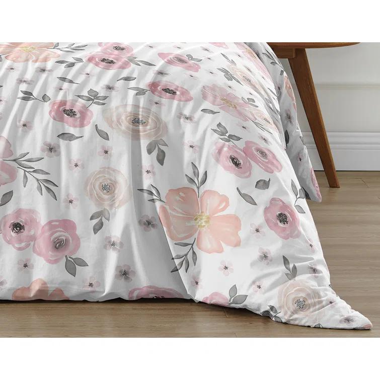 Sweet Jojo Designs Watercolor Microfiber Comforter Set