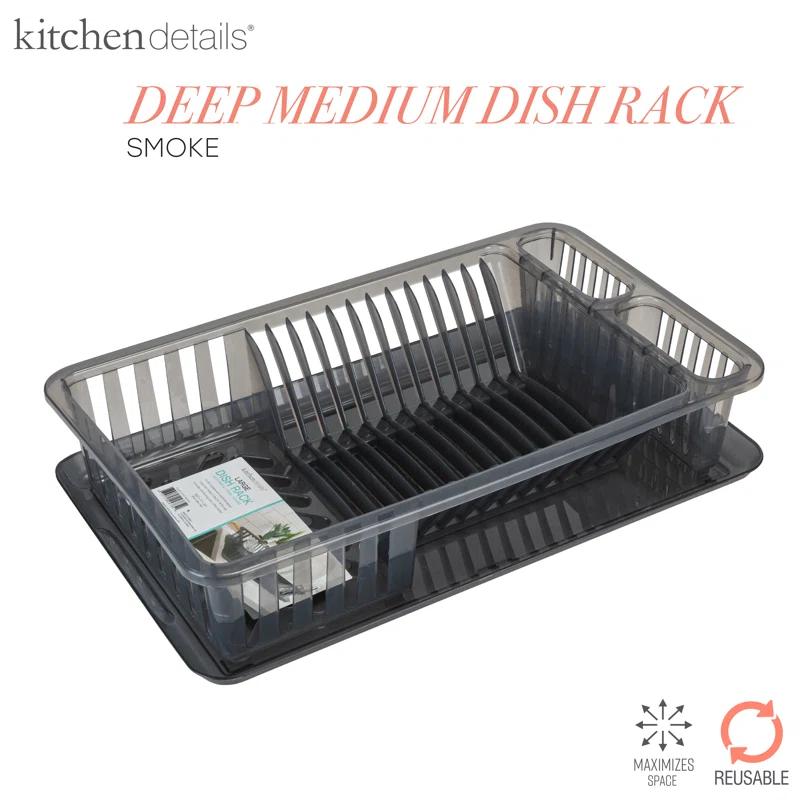 Kitchen Details Plastic In Sink Dish Rack