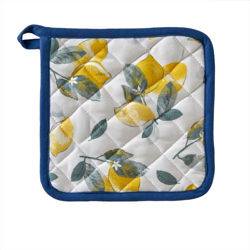 SKL Home Cotton Potholder & Oven Mitt Set