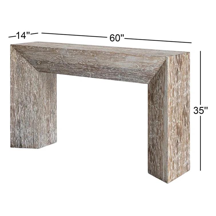 Petersburg 60'' Solid Wood Console Table