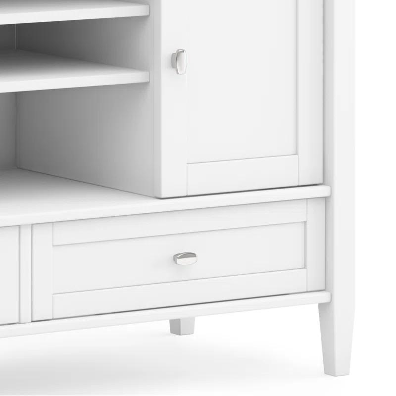 Simpli Home Warm Shaker SOLID WOOD TV Media Stand iFor TVs up to 50 inches