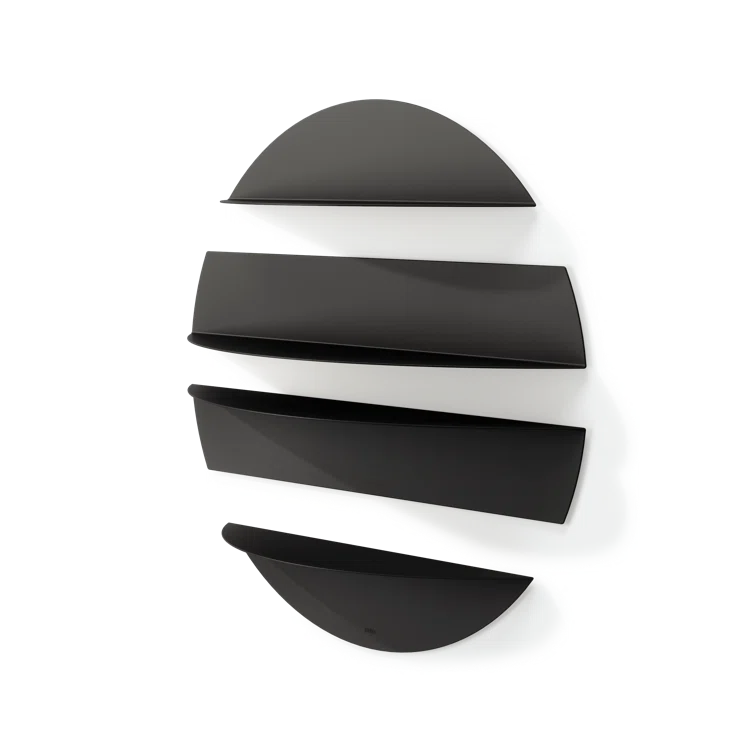 Umbra 4 Piece Circle Metal Floating Shelf
