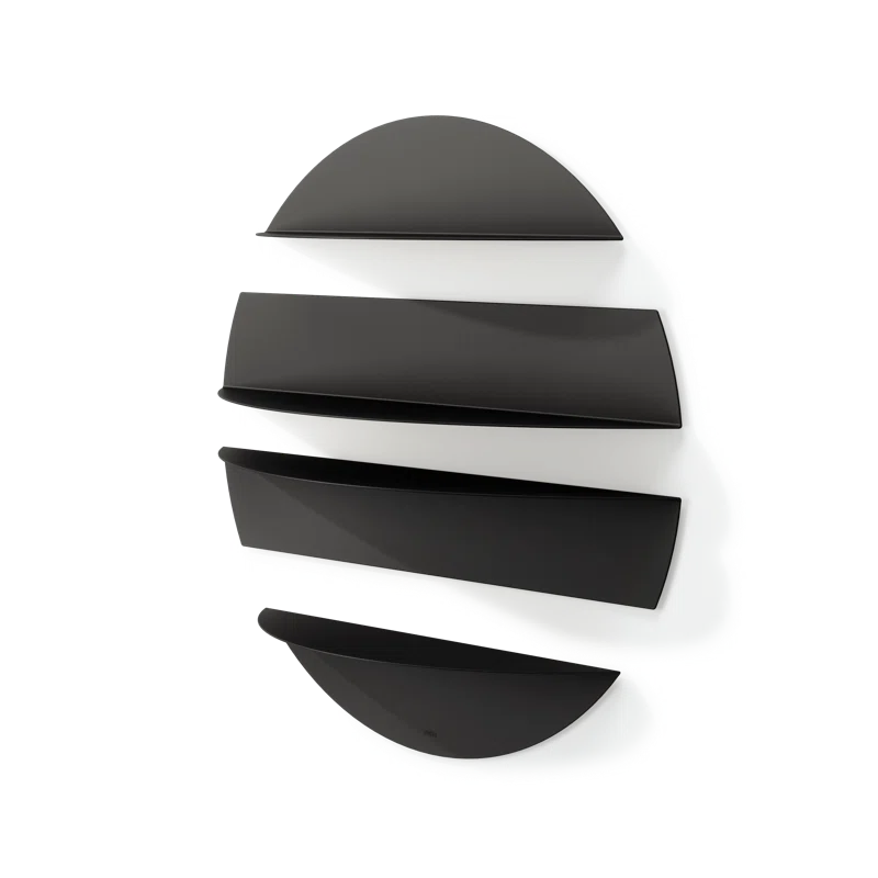 Umbra 4 Piece Circle Metal Floating Shelf
