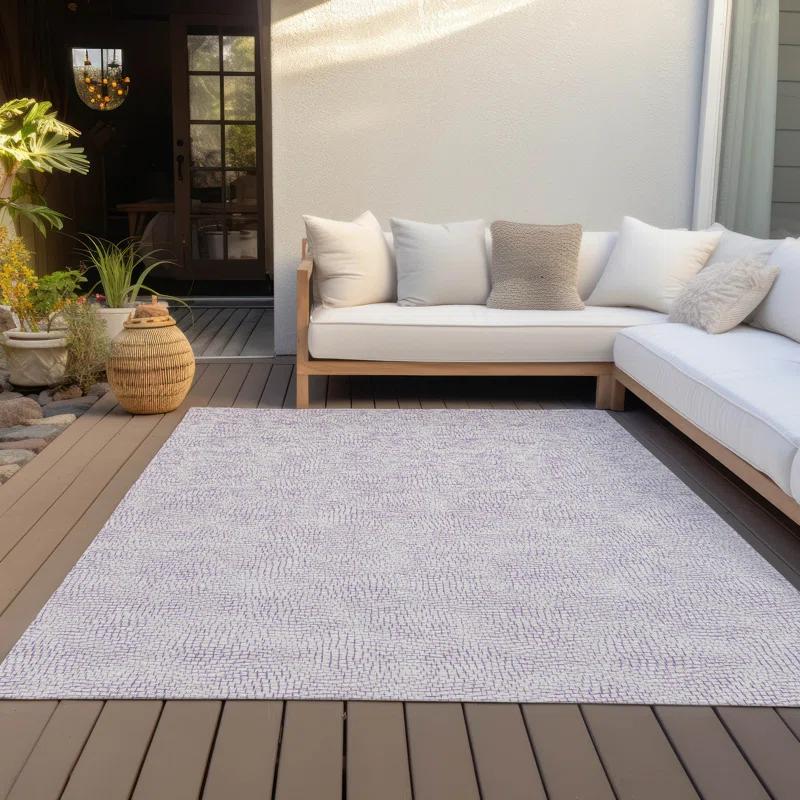 Machine Washable Indoor/Outdoor Chayden ACN1058 Lavender Rug
