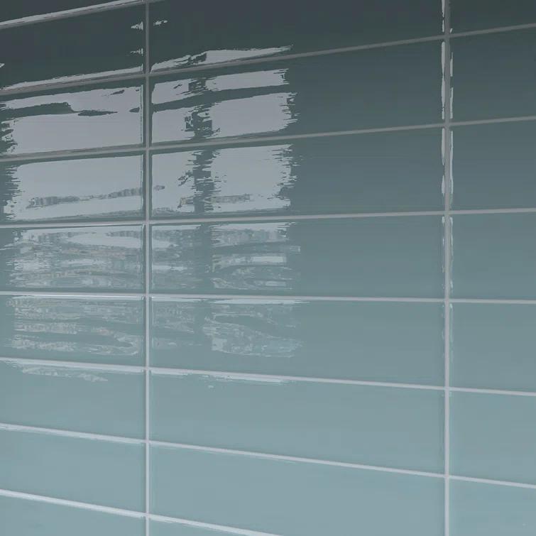 Supreme Tile Zarati 2.95 in. X 11.81 in. Polished Ceramic Subway Wall Tile