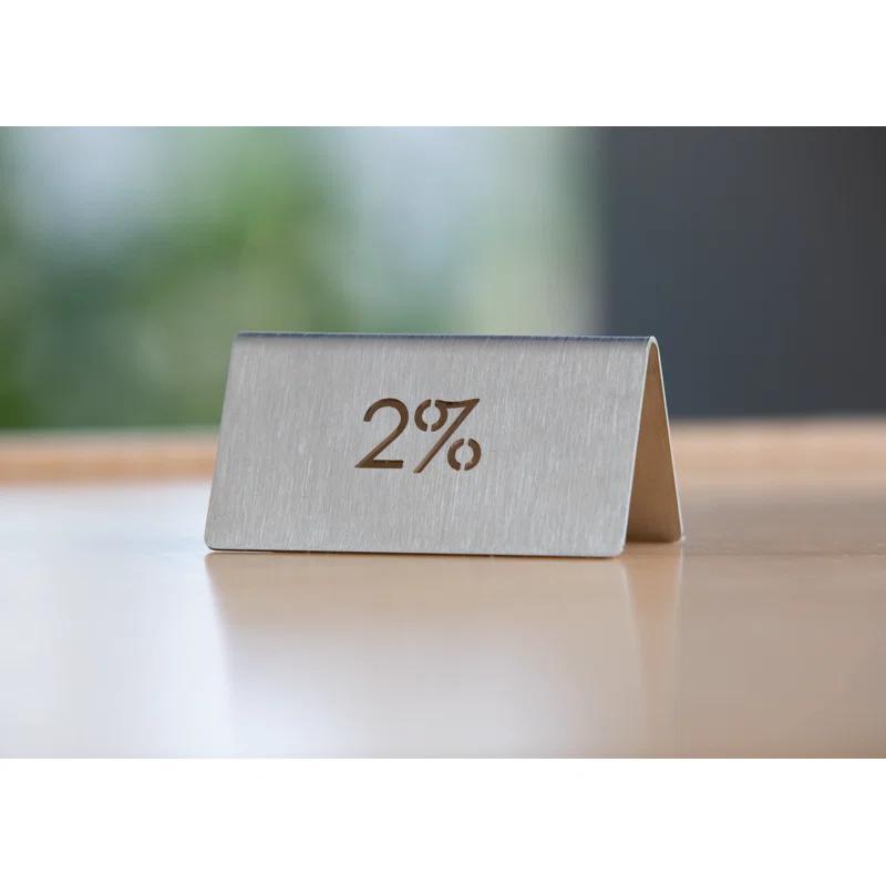 Service Ideas Stainless Steel Place Cold Holder