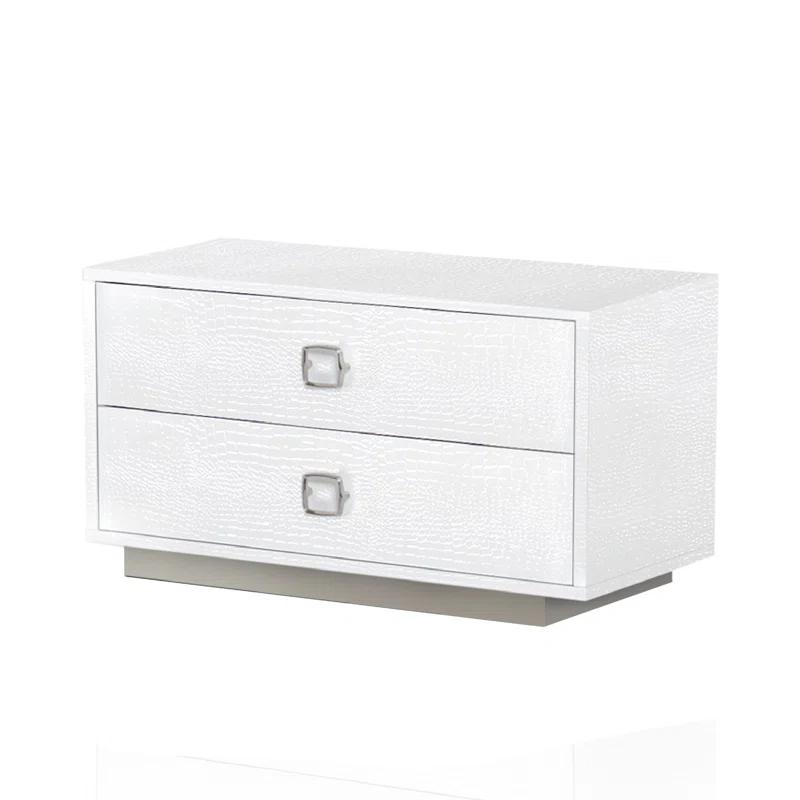 Benjara Hart 31.5'' W Solid Wood Nightstand