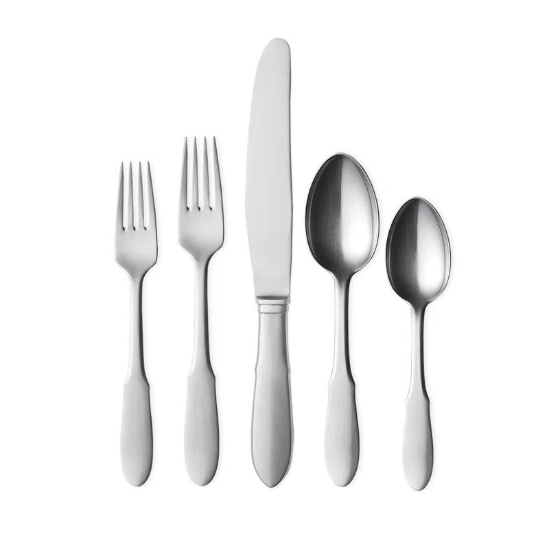 Mitra 5 Piece Flatware Set, Service for 1
