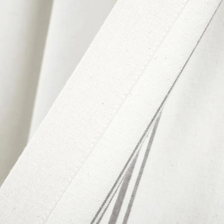 Lush Decor Striped Cotton Tailored Window Valance