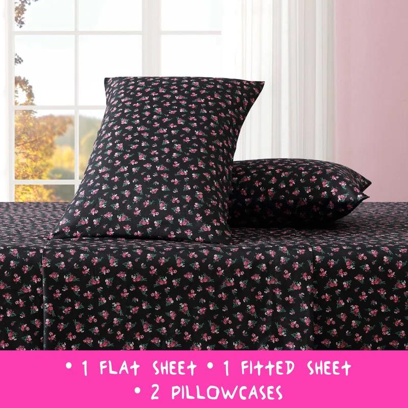 Betsey Johnson Betsey Johnson Printed Novelty Sheet Sets
