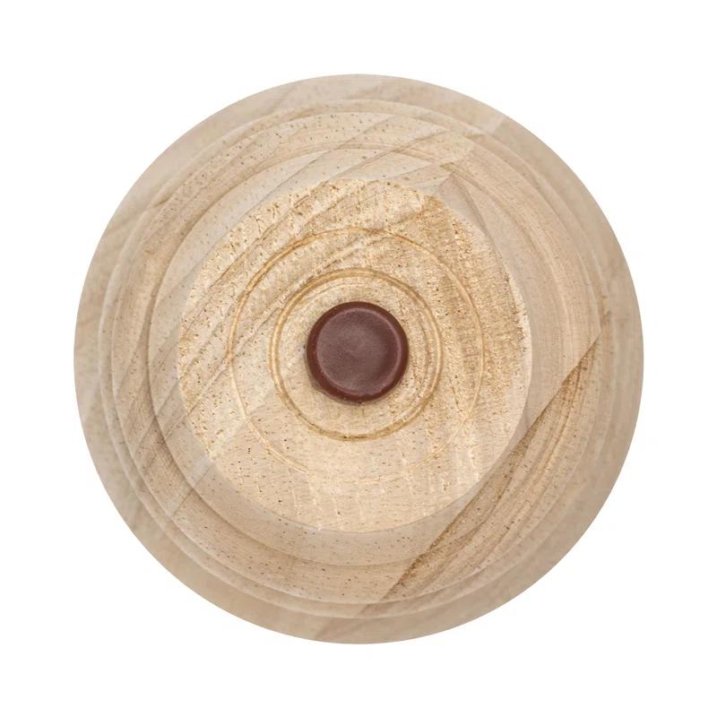 Architectural Products by Outwater L.L.C. 6 in x 4 in Solid Hardwood Round Bun Foot - 1 Piece