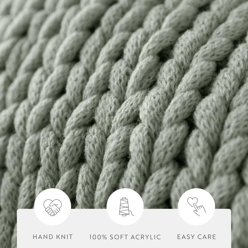 Becky Cameron Handmade Chunky Knit Throw Blanket