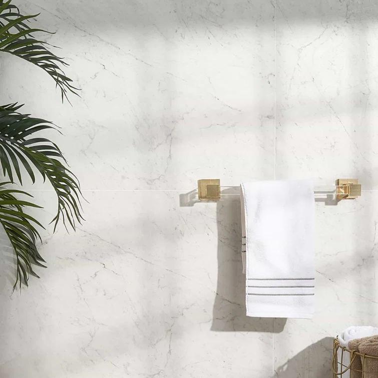 Bond Tile 24" x 47" Polished Marble Look Porcelain Floor and Wall Tile (15.5 Sq. Ft. / Case)