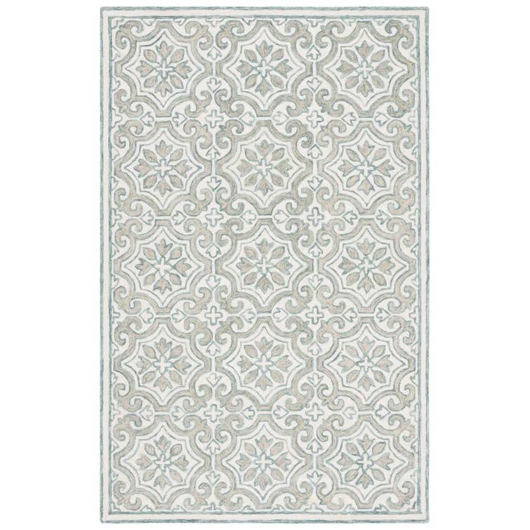 Lauren Ralph Lauren Lauren Ralph Lauren Hand Tufted Wool & Cotton Damask Rug