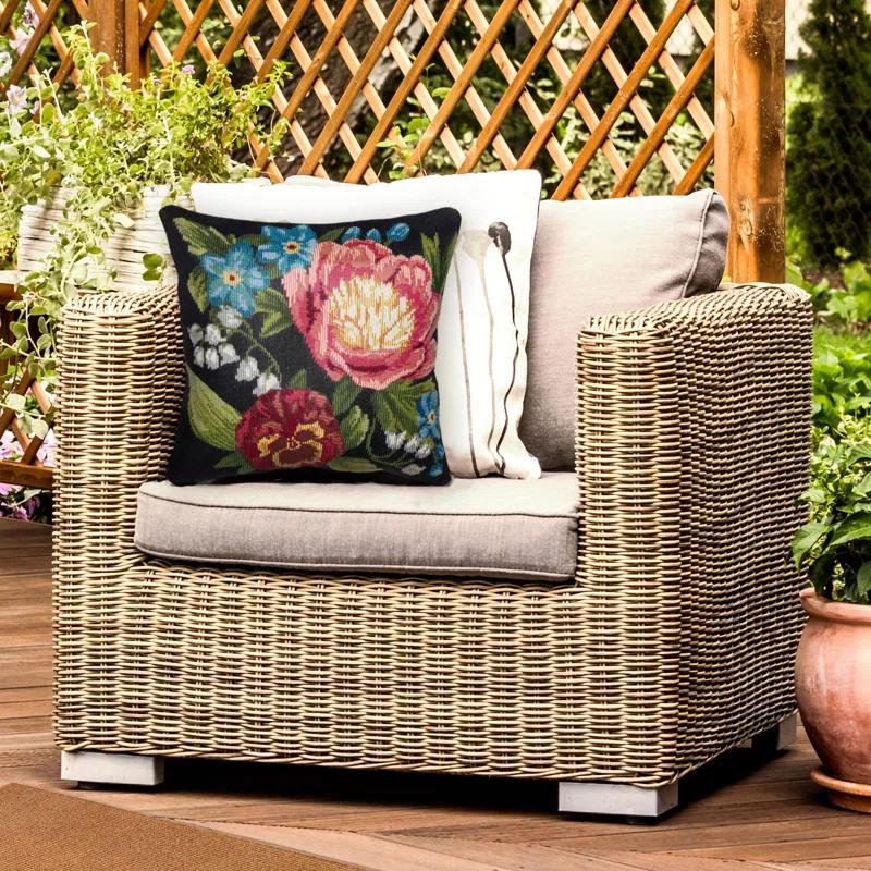 Liora Manne Marina No Decorative Addition Indoor/Outdoor Throw Pillow
