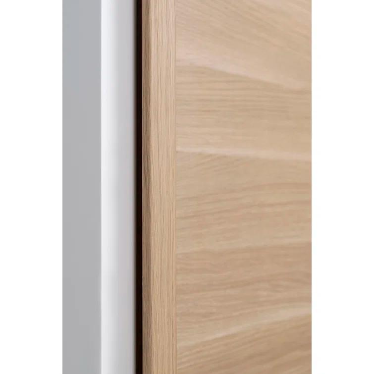LEGNORI Modern Pre-Hung Italian Interior Door White Oak Prefinished  Urban Liso