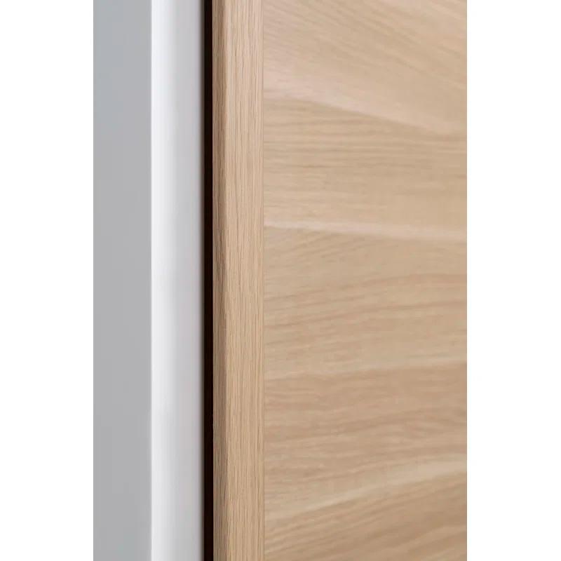 LEGNORI Modern Pre-Hung Italian Interior Door White Oak Prefinished  Urban Liso