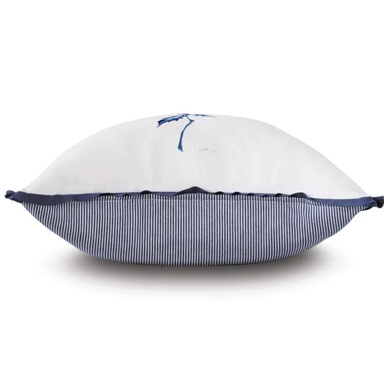 Charlotte Moss Capri Hand Painted Linen Throw Pillow