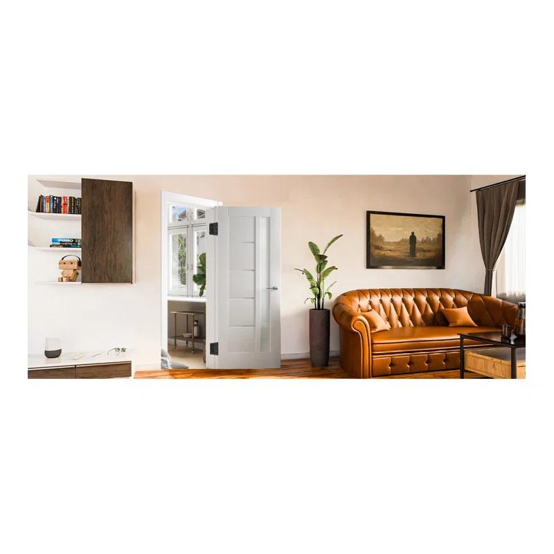 Villar Home Designs 3 Pack Heavy Duty Sliding Bypass Door Hardware KIT Set 72 Inch for Bypass Doors