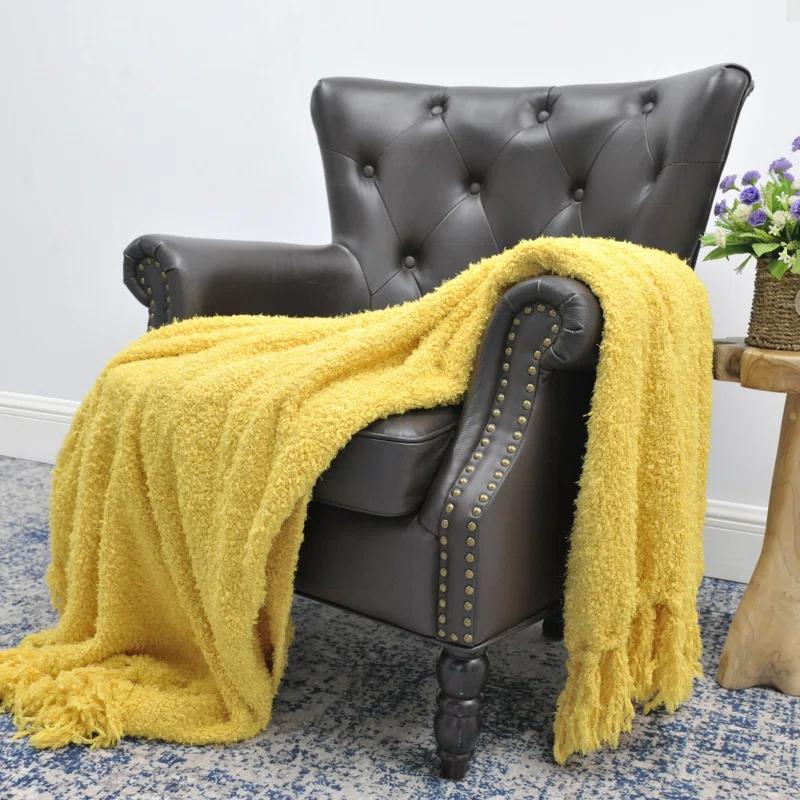Home Soft Things Fluffy Handmade Throw Blanket