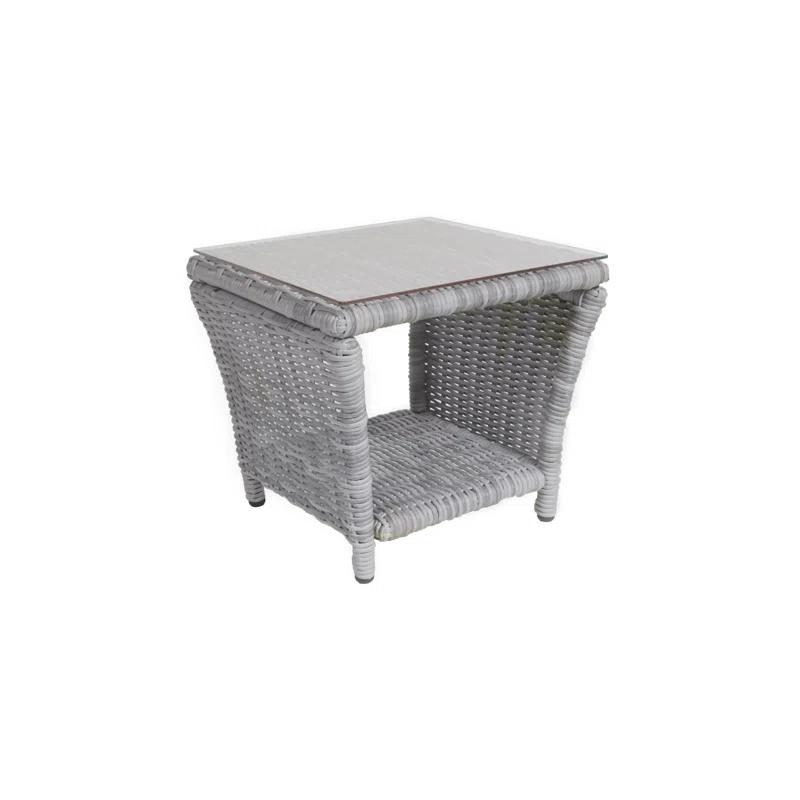 Elle Decor Vallauris 3-Piece Outdoor Reclining Chair Set, Grey