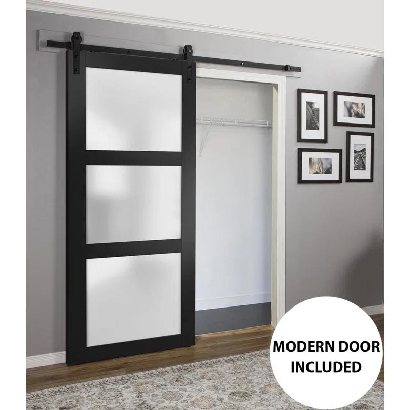 Lucia Frosted Glass Standard Door Slab