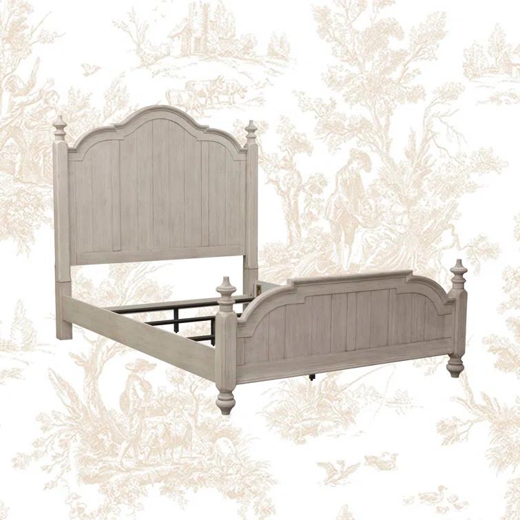 Solid Wood Standard Bed