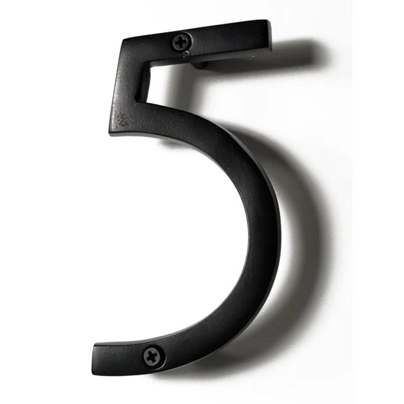 8'' H Metal House Number